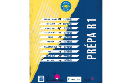 SENIORS R1 : La liste des amicaux
